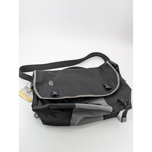 Timbuk2 D-Lux Bondage Messenger‎ Large Black Gunmetal Laptop Commuter Bag